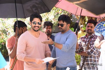 Shailaja Reddy Alludu Movie Working Stills